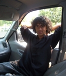 curly man